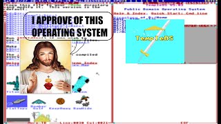 Installing and using TempleOS [upl. by Mihcaoj]