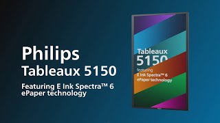 Philips Tableaux 5150 ePaper display [upl. by Lindsy]