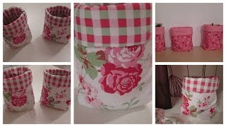 DIY Stoffbeutel  Stoffsäckchen  by IsiMade ♥ [upl. by Melcher]