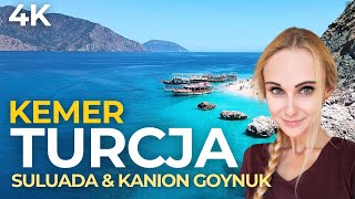 Turcja KEMER 2023 🇹🇷 Suluada czyli Tureckie Malediwy  Kanion Goynuk  Nurkowanie  4k [upl. by Iborian486]