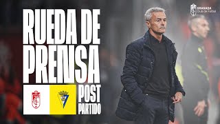 🎙️ FRAN ESCRIBÁ  Rueda de prensa postpartido GranadaCádiz [upl. by Zoie]