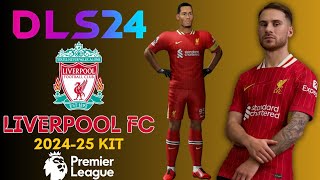 DLS 24 KITS LIVERPOOL 202425 🔴⚪  DLS 24 UPDATE [upl. by Daphie]