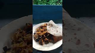 Gobi and Snake beans ki Sabji with Roti k sath  Short YouTube video [upl. by Elissa]