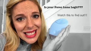 Foreo Luna How to tell if yours is a FAKE [upl. by Adiene453]