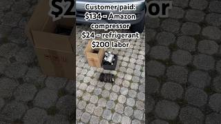 AC Compressor Install THANK YOU NISSAN automobile mechanic automechanic mobilemechanic [upl. by Woodsum]