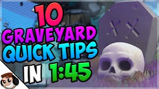 10 QUICK Tips About Graveyard💀 Clash Royale [upl. by Aliuqat]