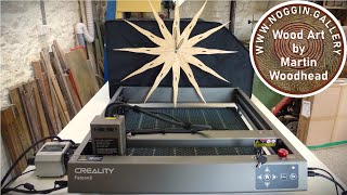 Creality Falcon 2 40w Laser Engraver  Cutter FIRST PROJECT [upl. by Ainocal]