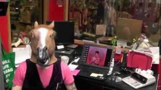 Dramatic Office Horse Mask  Archie McPhee [upl. by Ha]