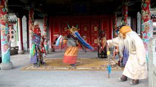 Mongolian Mask Dance amp Curtain Callmpg [upl. by Mile110]