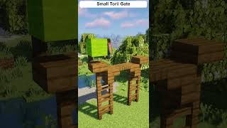 Easy build a Stunning Torii Gate in Minecraft shorts [upl. by Neroled]