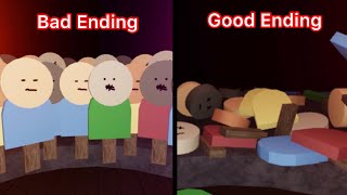 Roblox Glossophobia Both Endings [upl. by Hamford91]