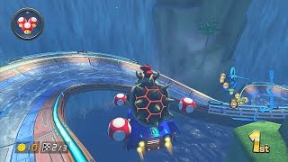 Mario Kart 8  200cc MASSIVE FZero Big Blue Shortcut [upl. by Eirene]