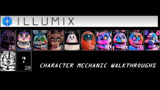 Ultra Custom Night 1645  CHARACTER MECHANIC WALKTHROUGHS  Illumix AR [upl. by Ennoirb]