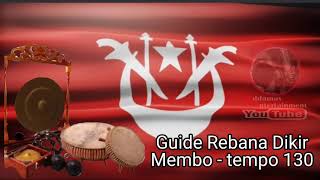 Rebana Dikir Guide  Membo  tempo 130 [upl. by Aseek]