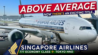 SINGAPORE AIRLINES 777 Economy Class Trip Report【Singapore to Tokyo】Better than Most [upl. by Morry]