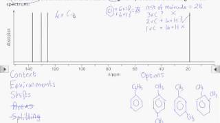 How2 Interpret a carbon13 NMR spectrum [upl. by Tsiuqram]