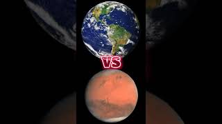 Earth Vs Mars  Which Will Win shorts [upl. by Idihc]