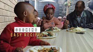 cooking THE STRONGEST DINNER 💪🍲 FOR MY FAMILY  AFRICAN VILLAGE STYLE [upl. by Aurelio]