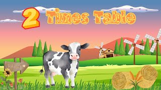 The 2 Times Table Song Multiply by 2  Silly School Songs [upl. by Euqinna]