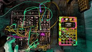 Eurorack Modular  SP404 MK2 Jam DnB Dubstep Trap Techno [upl. by Weinberg967]