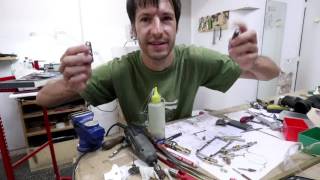 Stop motion puppet armature building process [upl. by Ahsayn]