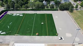 Elmira College Turf Field Project July 26 2024 [upl. by Kuehnel]