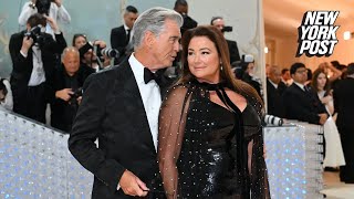 Viral tweet attempting to shame Pierce Brosnan’s wife Keely Shaye Smith backfires [upl. by Estey28]