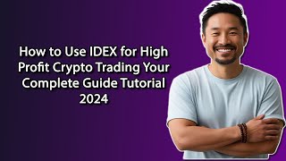 How to Use IDEX for High Profit Crypto Trading Your Complete Guide Tutorial 2024 [upl. by Enoid]