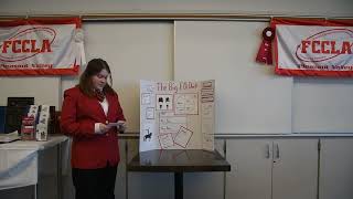 Fccla professional presentation big eq diet pleasant valley high school region 2 [upl. by Ecinert241]