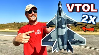 Coolest VTOL You Didnt Know EXISTED  J20 FIGHTER JET with BRUSHLESS TWIN MOTORS [upl. by Whitehurst]