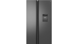 Tcl SidebySide Fridge 597L Inverter Silvers P650SBS [upl. by Lillis]