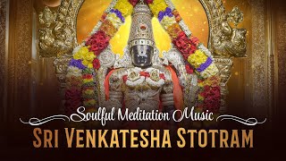 Sri Venkatesha Stotram  Soulful Meditation Music  One Hour Loop  ISKCON Bangalore [upl. by Aleakcim719]