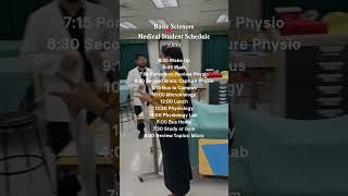 Medical Student Schedule medicalstudent medicalstudentlife caribbean [upl. by Yeldar]