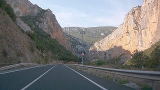 Spain N123 through the Olvena Canyon Aragón [upl. by Ylrrad]