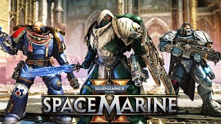 Warhammer 40k Space Marine 2 NEW Gameplay Weapons Bosses PVP Multiplayer and Deep Customization [upl. by Enelhtak377]