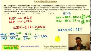 Questão Cesgranrio  PETROBRAS 2015  Técnico Administrativo e Controle  Vídeo 25 [upl. by Nerland]