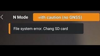 ❎ File system error Chang SD card  fix [upl. by Yesnikcm]