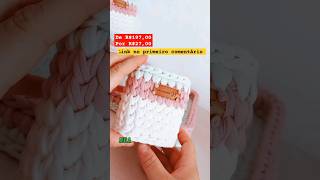 Curso de cestos baixou aproveite crochemoderno crochet fiodemalha [upl. by Nrek937]