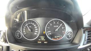 2012 BMW 320i F30 Auto acceleration 0160kmh [upl. by Naedan]