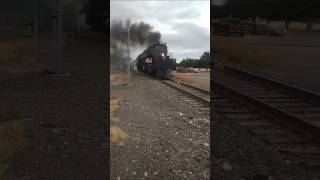 4041 BIG BOY AT INTERSECTION KANSAS railfan steamlocomotive [upl. by Eanat222]