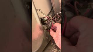 Replacing a Thermistor Thermal Fuse on whirlpool dryer stack unit [upl. by Zavras925]