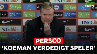 Koeman verdedigt speler Dat ventje wil heel graag maar moet daarin stappen maken FCUpdate [upl. by Aecila]