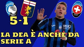 Atalanta  Genoa 51 live reactions  CHE PRESTAZIONE CINQUINA SENZA APPELLO IN UNA SERA PERFETTA [upl. by Annol]