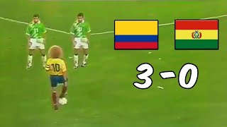 EL DIA QUE EL PIBE VALDERRAMA DESTRUYÓ A BOLIVIA [upl. by Isiad]