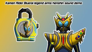 Kamen Rider Bluerai Legend arms henshin sound demo [upl. by Hussey373]