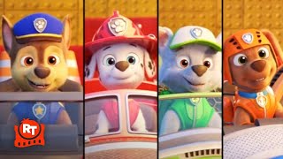 PAW Patrol The Movie 2021  PAW Patrol Rescues a Truck Driver Scene  Movieclips [upl. by Toma]