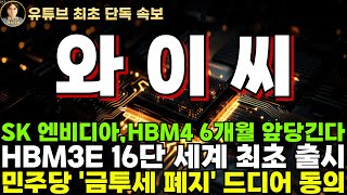 와이씨 주가전망단독 국내 최초 HBM 검사장비 1호기 출하 본격 공급 개시 [upl. by Kirre565]