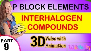 interhalogen compounds p block elements class 12 chemistry subject notes lectures cbse iitjee neet [upl. by Ysset]