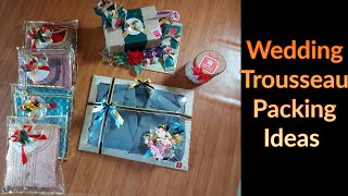 Wedding trousseau packing ideas  Basic Trousseau advance trousseau packing [upl. by Pomfrey32]