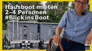 Hausboot mieten – Blick ins Boot Folge 3  Floßboot La Mare [upl. by Anneres]